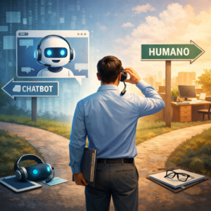 decisión entre chatbot o humano