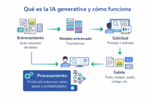 qué es la IA generativa y cómo funciona